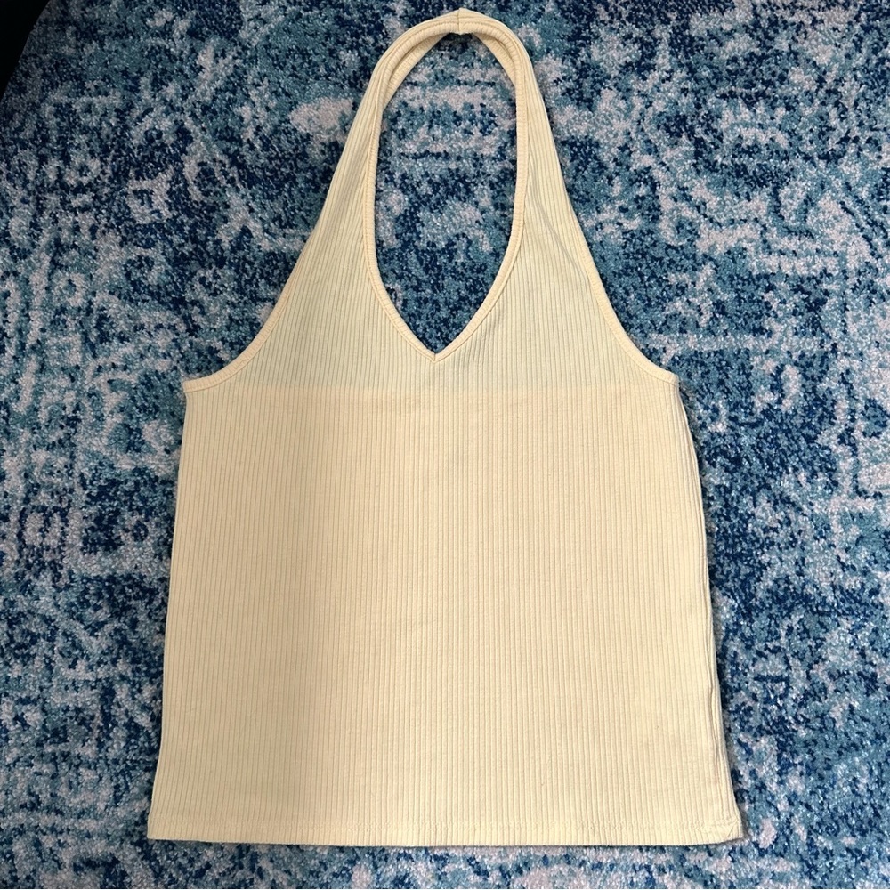 American Eagle | Yellow Halter Tank Top